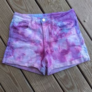 Tie-Dye Stretchy Shorts